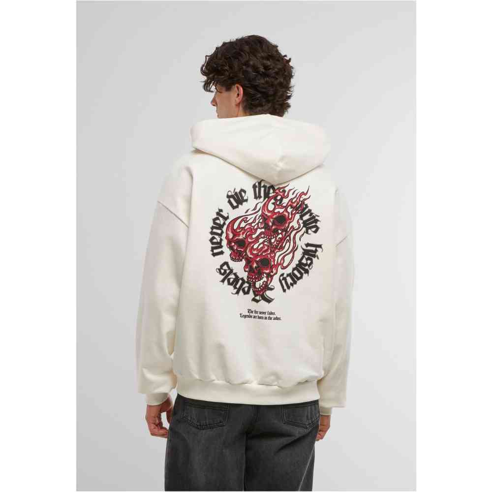 MJ GONZALES - Heavy Oversized Rebels Never Die Hoodie/trui - Wit